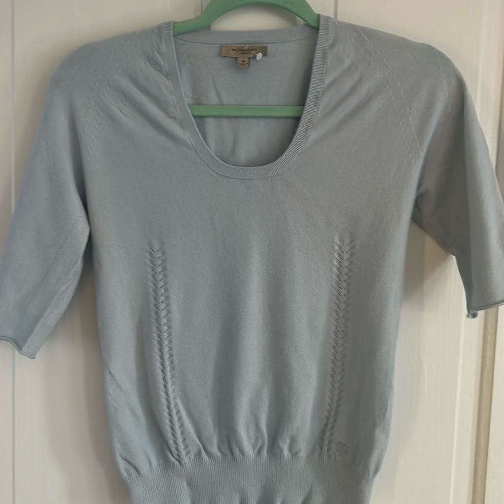 Burberry Light Blue Women's Top